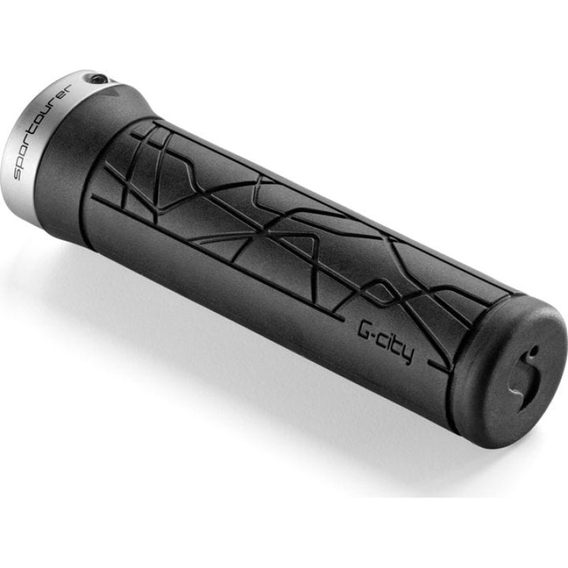 Sportourer Chwyty kierownicy SPORTOURER JAMMY CITY SMALL lock-on czarne (NEW)