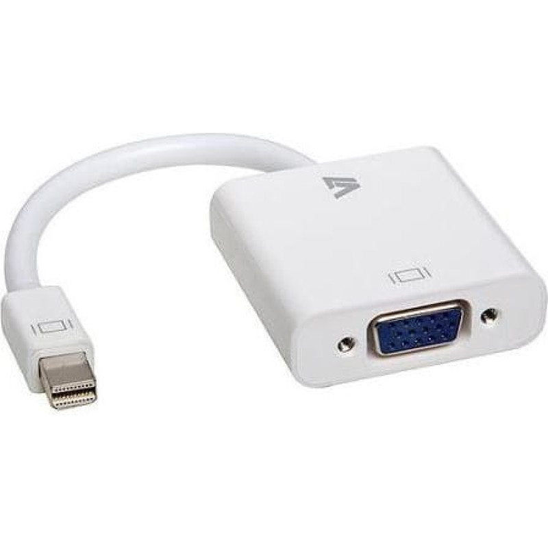 V7 Adapter AV V7 DisplayPort Mini - D-Sub (VGA) biały (CBL-MV1WHT-5E)