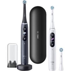 Oral-B Braun Oral-B iO Series 8 Duo, electric toothbrush (black/white, black onyx/white alabaster, incl. 2nd handpiece)