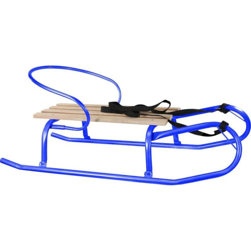 Victoria Sport Sanki metalowe z oparciem niebieskie (254261-uniw)