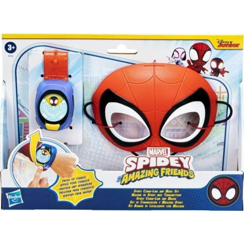 Hasbro Spidey I Super Kumple Zegarek i maska Superbohatera