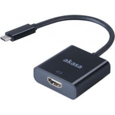 Akasa Adapter USB Akasa USB-C - HDMI Czarny  (AK-CBCA04-15BK)