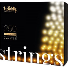 Twinkly Strings 250 Gold Edition (TWS250GOP-BEU) Smart Christmas tree lights 250 LED AWW 20 m