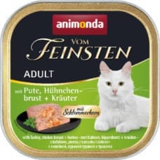 Animonda Vom Feinsten Classic Cat with Turkey, Chicken Breast, Herbs 100g