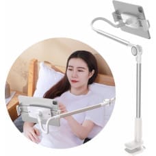 Baseus Otaku uniwersalny uchwyt na telefon tablet stojak lazy holder srebrny (LUZQ000012)