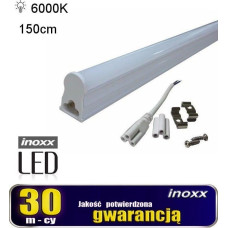 Nvox Świetlówka led liniowa t5 150cm 22w zimna 6000k lampa natynkowa zintegrowana z oprawą