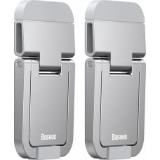 Baseus uniwersalne podstawki nóżki do laptopa (2 szt.) srebrny (LUZC000012)