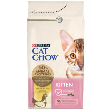 Purina Nestle Purina Cat Chow Kitten cats dry food Chicken 1.5 kg