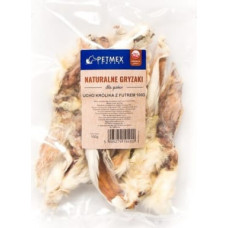 Petmex dog chew Rabbit ear with fur 100g