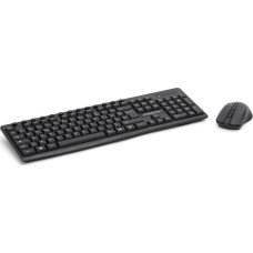 Omega KEYBOARD FR MOUSE ZESTAW BEZPRZEWODOWY KLAWIATURA MYSZ M-MEDIA W-LESS SET 2.4GHZ BLACK [45732]