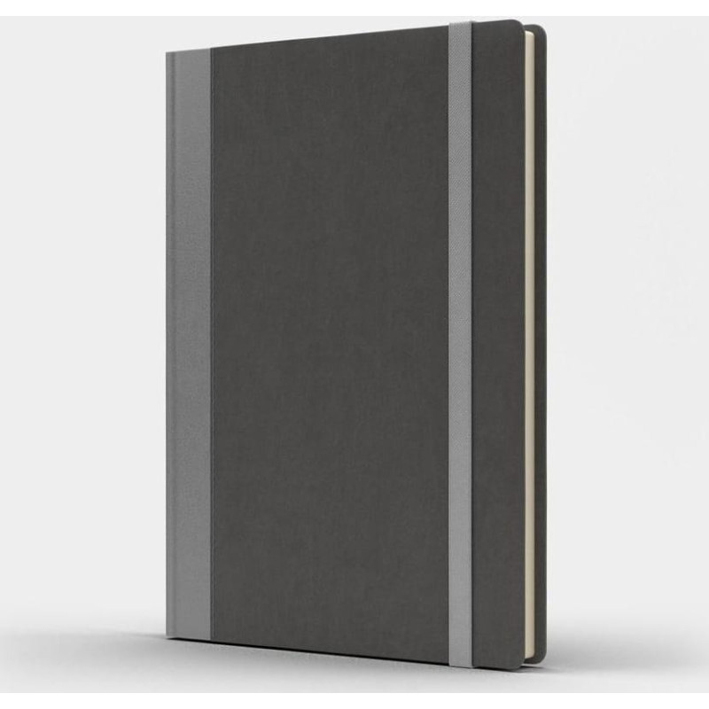 Like U Notatnik B5 Pro L kratka szary/srebny