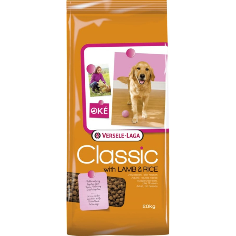 Versele-Laga VL-Classic Dog Lamb & Rice 20kg dla psów dorosłych
