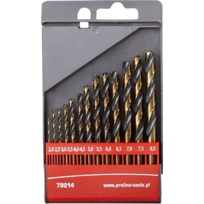 Proline Wiertło do metalu Proline WIERTŁA DO METALU HSS DIN338 SZLIF.KR.SZT.13(2-8MM) PROLINE