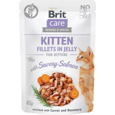 Brit Care Cat Fillets In Jelly Kitten Savory Salmon 85g