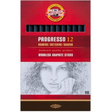 Koh-I-Noor Olówek Progresso 9B (12szt)
