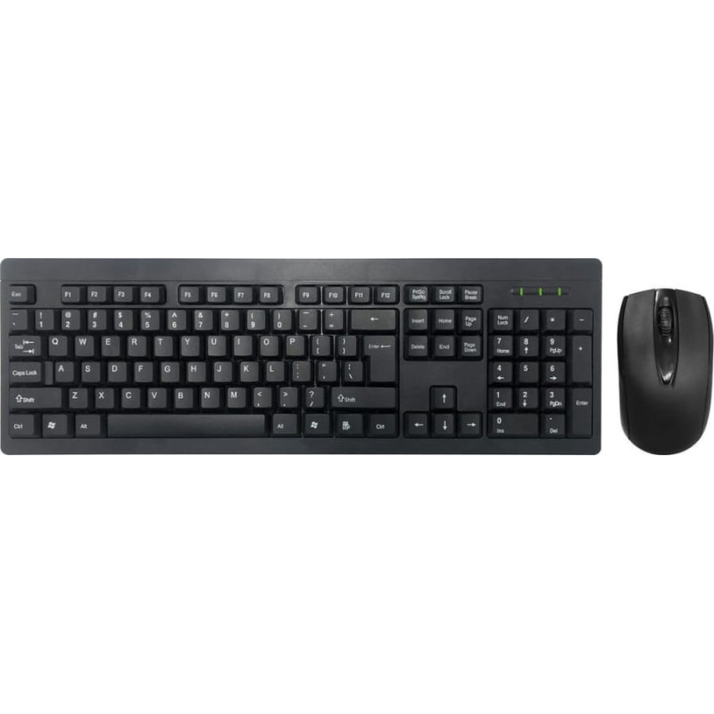 Omega KEYBOARD US MOUSE ZESTAW BEZPRZEWODOWY KLAWIATURA MYSZ WIRELESS 2.4GHz [45546]