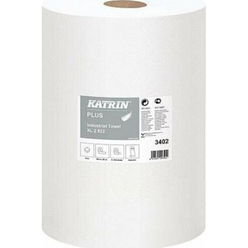 Katrin KATRIN Czyściwo PLUS XL 2 , biały 2- warstwy 260mmx180m