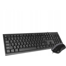 Omega KEYBOARD US MOUSE SET OKM-09 ZESTAW PRZEWODOWY KLAWIATURA MYSZ USB BLACK [45545]
