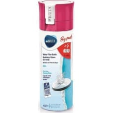Brita BRITA Fill & Go butelka-różowa 0.6l + 4 filtry