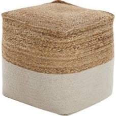 Beliani Lumarko Puf 44 x 44 x 44 cm beżowy KIRAMA!