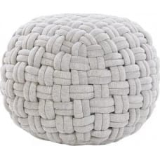 Beliani Lumarko Puf 45 x 35 cm jasnoszary HOPA!