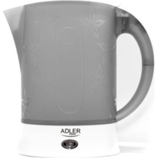 Adler AD 1268 electric kettle 0.6 L Grey 600 W