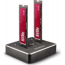 Axagon Stacja dokująca Axagon AXAGON ADSA-M2C NVMe CLONE DUAL SSD Dock Station