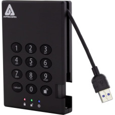 Apricorn Dysk zewnętrzny Apricorn HDD Aegis Padlock 3.0 500 GB Czarny (A25-3PL256-500)