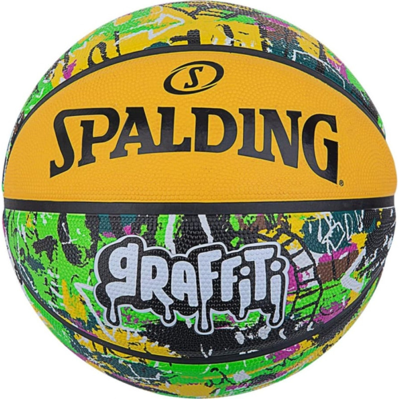 Spalding Graffiti Ball 84374Z Żółte 7