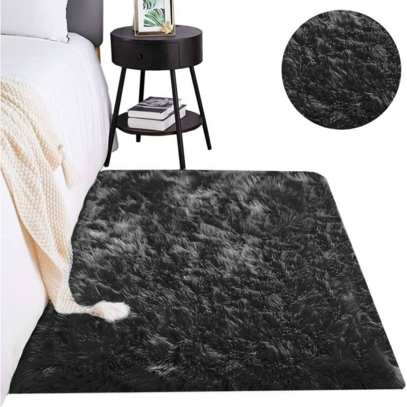 Strado Dywan Sheep Strado 100x150 BlackSheep (Czarny) uniwersalny