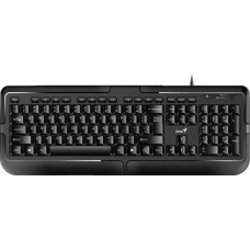 GE nius KB-118, klawiatura US, klasyczna, wodoodporny rodzaj przewodowa (USB), czarna