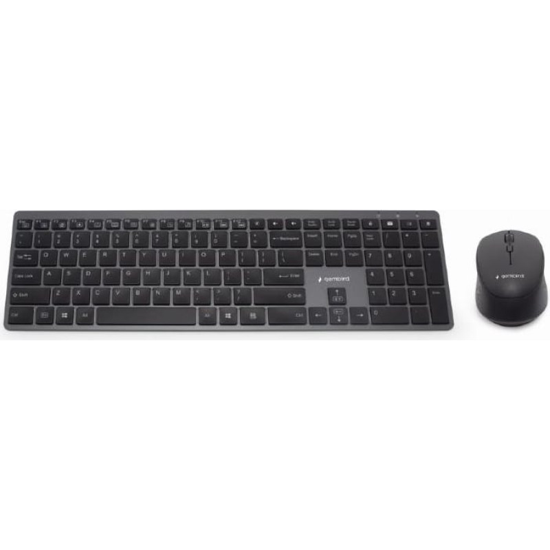 Gembird KEYBOARD +MOUSE WRL ENG/SLIM