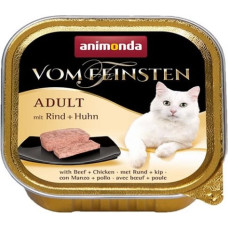 Animonda VOM FEINSTEN ADULT Wet cat food Beef Chicken 100 g