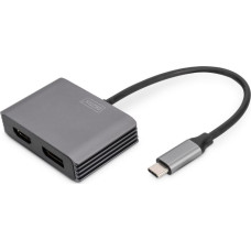 Assmann 0.2M USB-C - DP + HDMI ADAPTER 0.2M USB-C - DP + HDMI ADAPTER