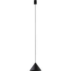 Nowodvorski Lampa wisząca Nowodvorski Stożkowa lampa wisząca Zenith 7996 nowoczesna czarna do pokoju