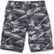 Carhartt Spodenki Carhartt Rugged Short Cargo Camo Gray