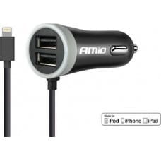 Amio Ładowarka AMiO PCH PRO-02 Jednoczęściowa 2x USB-A 2.4 A  (AMI-02057)