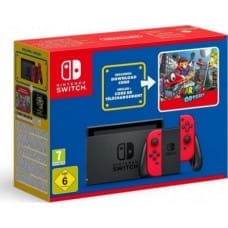Nintendo Konsola Nintendo Switch (Red) + Super Mario Odyssey