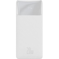 Baseus Powerbank Baseus Baseus Bipow powerbank z szybkim ładowaniem 10000mAh 20W biały (Overseas Edition) + kabel USB-A - Micro USB 0.25m biały (PPBD050502)