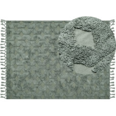 Beliani Dywan bawełniany 160 x 230 cm zielony KARS Lumarko!