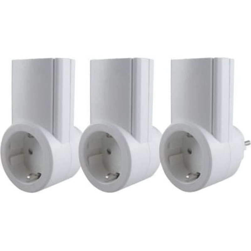 REV gniazda sieciowe sterowane pilotem zestaw 3 sztuki (00834514)