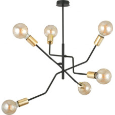 Orno Lampa wisząca Orno GIRO lampa wisząca, moc max.6x60W, E27, czarno-złota