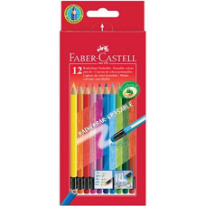 Faber-Castell Kredki z gumkÄ… 12 kolorĂłw