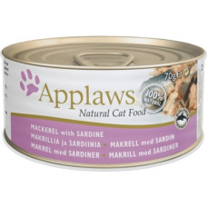 Applaws Natural Cat Food Mackerel with sardine - wet cat food - 70g
