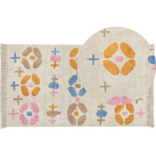 Beliani Lumarko Dywan bawełniany 80 x 150 cm wielokolorowy DARAN!