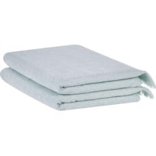 Beliani Komplet 2 ręczników bawełnianych frotte miętowy ATIU Lumarko!