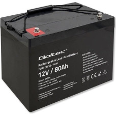 Qoltec Akumulator AGM | 12V | 80Ah