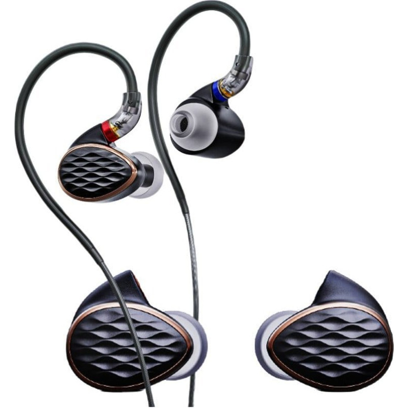 Fiio Słuchawki FiiO FiiO FH15 - Hybrydowe monitory dokanałowe 1D + 3BA