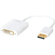 Logilink Adapter AV LogiLink DisplayPort - DVI-D biały (CV0058B)