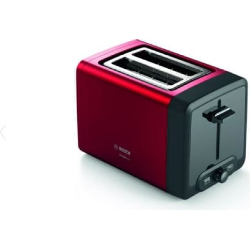 Bosch TAT4P424DE toaster 2 slice(s) 970 W Black, Red